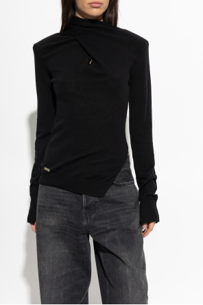 The Attico Turtleneck with shoulder pads