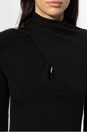 The Attico Turtleneck with shoulder pads