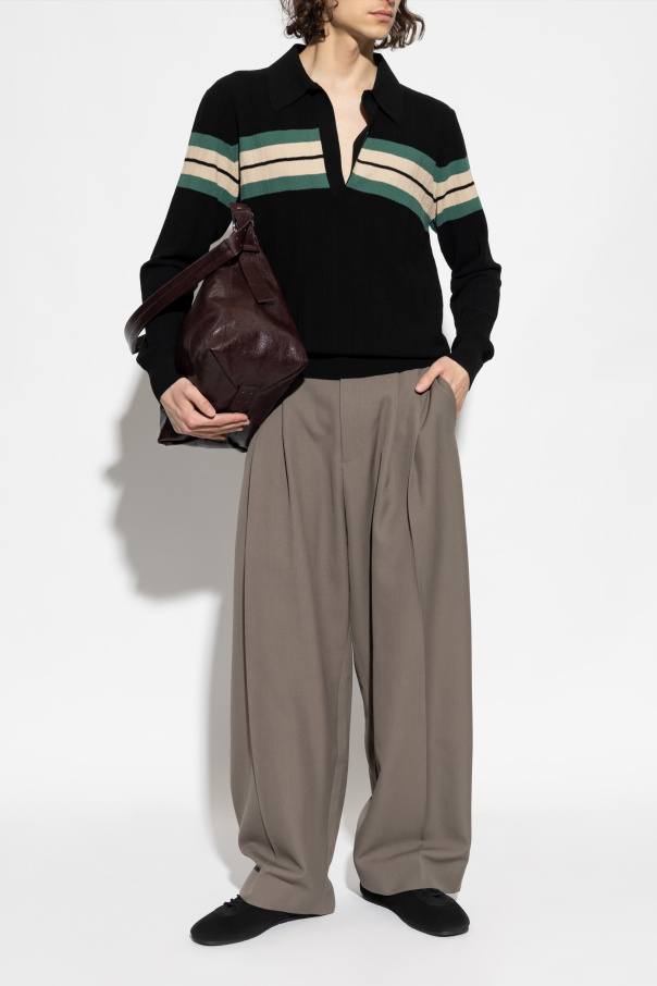 Dries Van Noten Long sleeve "Maona" polo