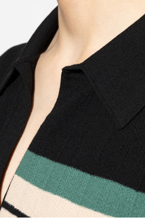 Dries Van Noten Long sleeve "Maona" polo