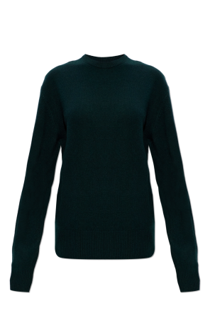 Cashmere sweater with a crew neck