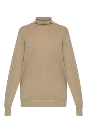 Wool turtleneck sweater