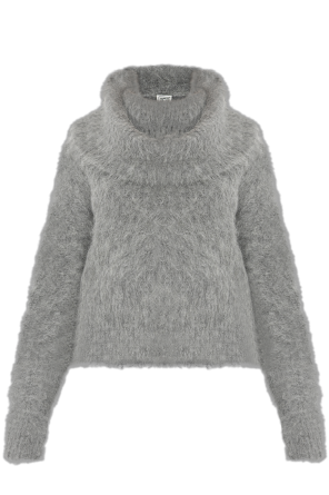 Sweater with a wide turtleneck