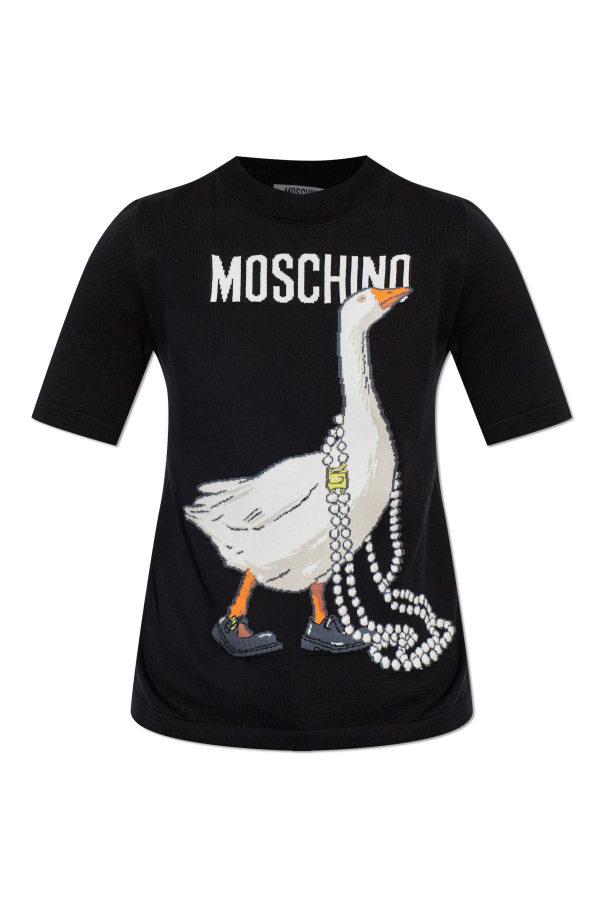 Turtleneck with a decorative pattern od Moschino