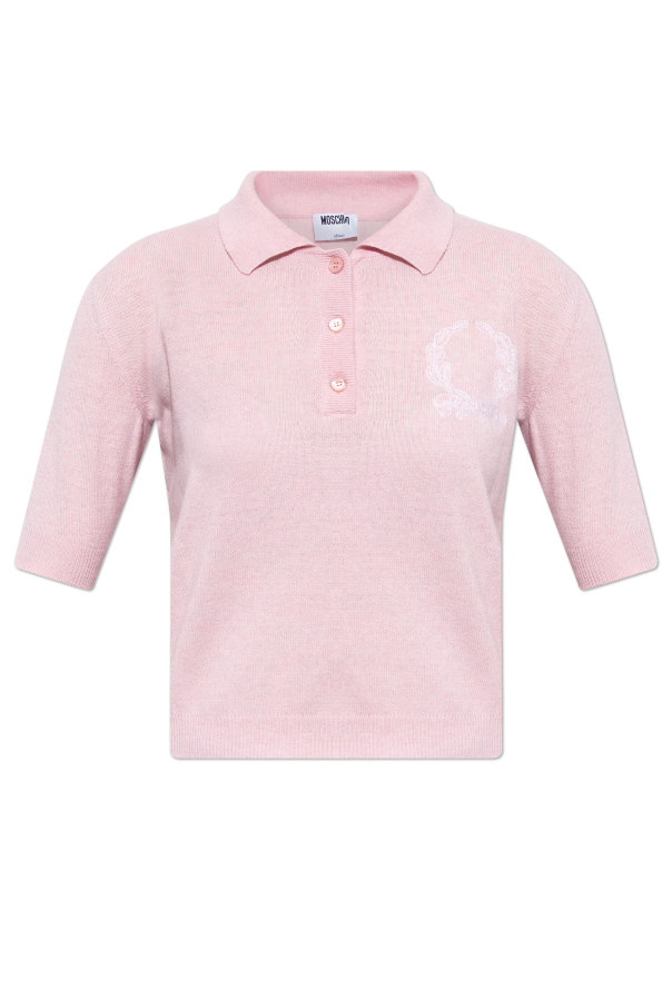 Knitted polo od Moschino
