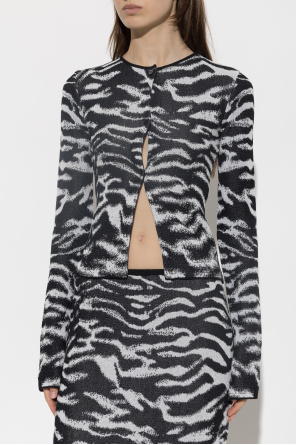 The Attico Animal motif cardigan