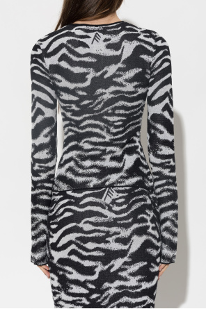 The Attico Animal motif cardigan