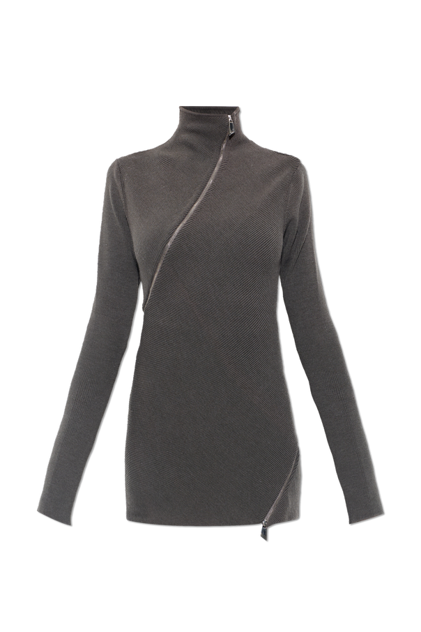 Sweater with decorative zippers od The Attico