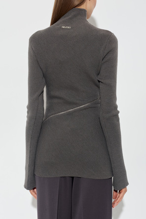The Attico Sweater with decorative zippers