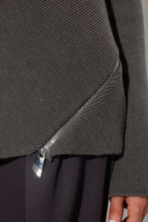 The Attico Sweater with decorative zippers
