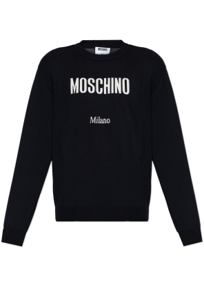 Sweater with embroidered logo