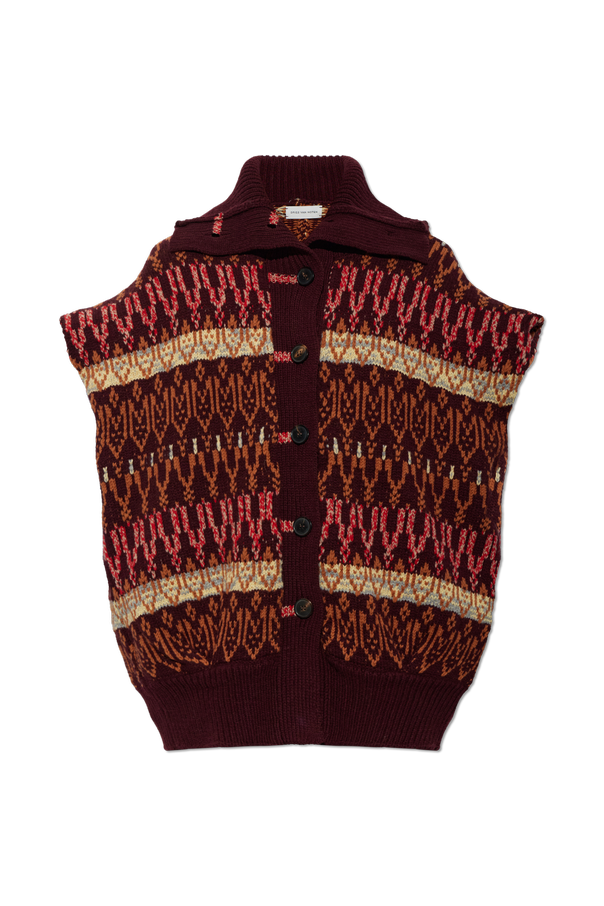 Wool cardigan ‘Tecla’ od Dries Van Noten