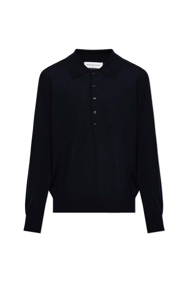 'Muano' wool polo od Dries Van Noten
