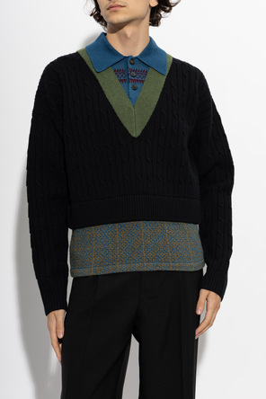 Dries Van Noten Wool polo ‘Medan’