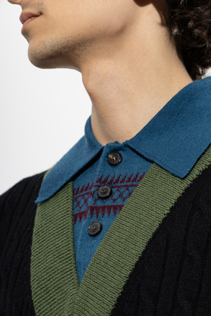 Dries Van Noten Wool polo ‘Medan’