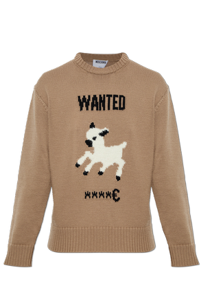 Embroidered wool jumper