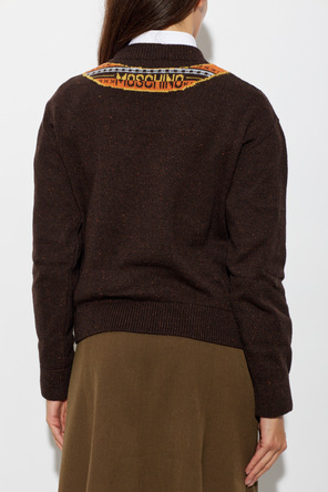 Moschino Sweater with a colorful pattern