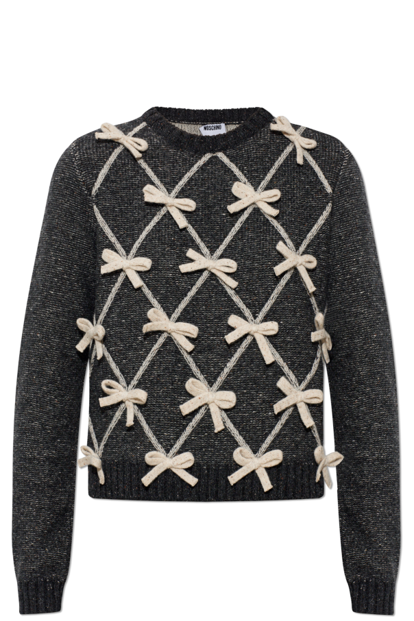 Sweater with bows od Moschino