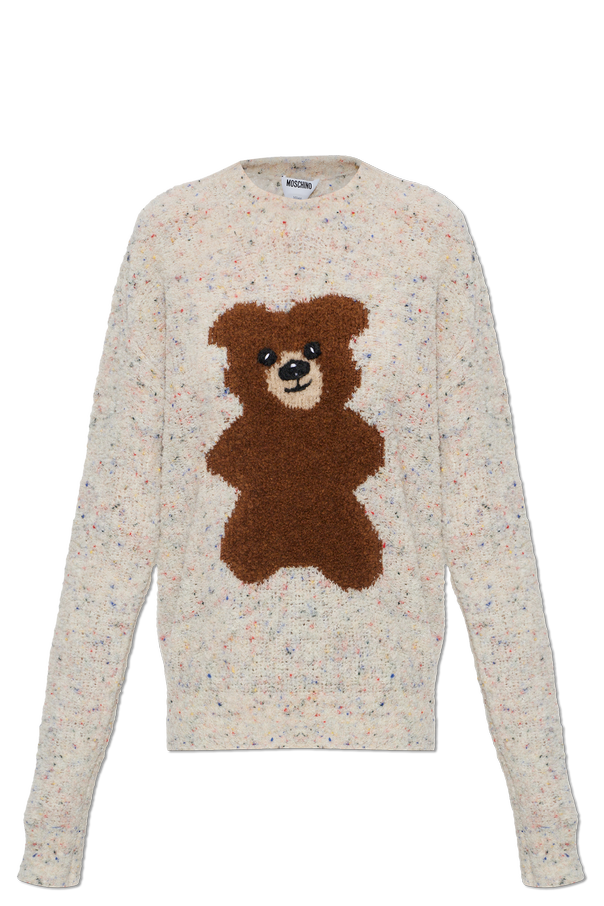 Sweater with bear motif od Moschino
