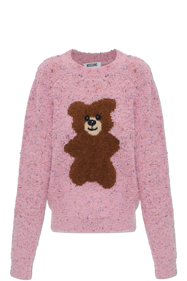 Sweater with a teddy bear motif od Moschino