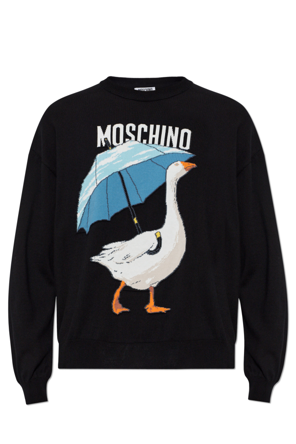 Sweater with logo od Moschino