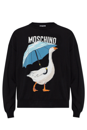 Sweater with logo od Moschino