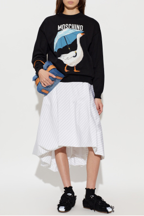 Sweater with logo od Moschino