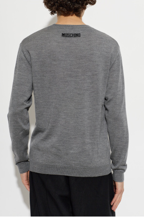 Moschino Wool jumper with print