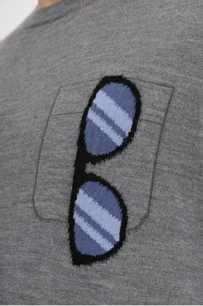 Moschino Wool jumper with print