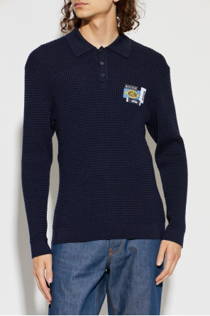 Moschino Wool polo with patches