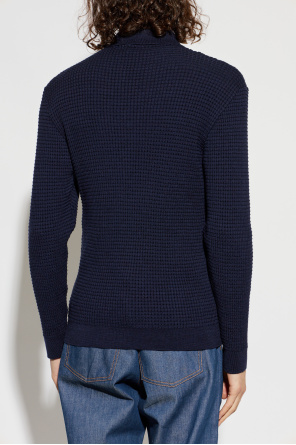 Moschino Wool polo with patches