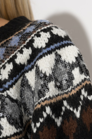 Munthe Patterned sweater ‘Vaffie’