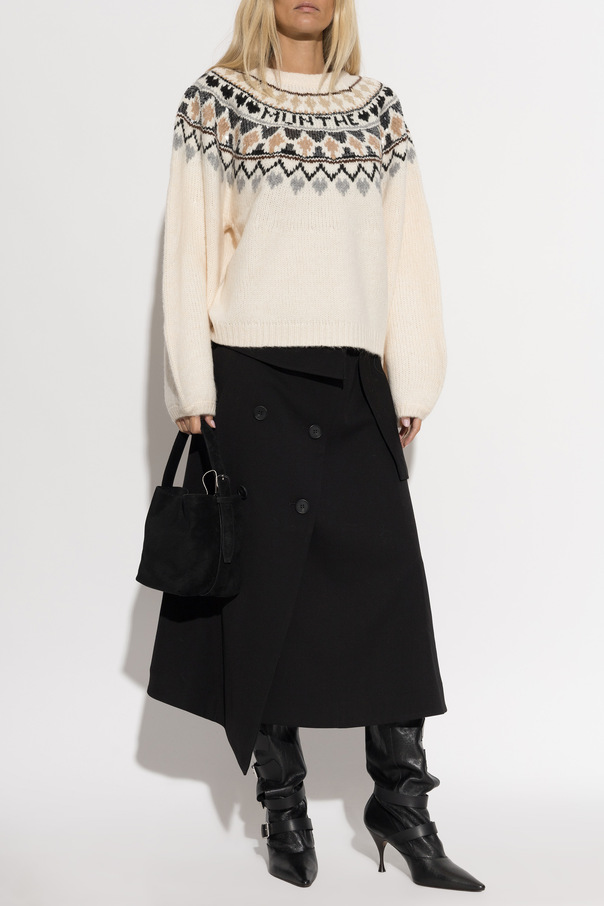 Munthe Patterned sweater ‘Vaffie’