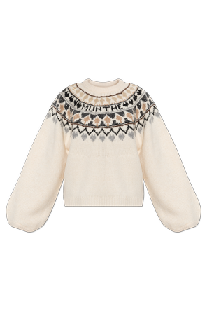Patterned sweater ‘Vaffie’