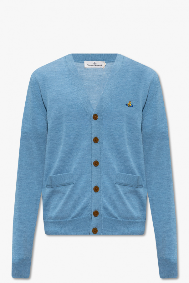 Vivienne Westwood Light Blue Cotton Sweatshirt