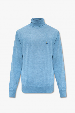 Wool turtleneck sweater with logo od Vivienne Westwood