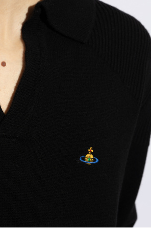 Vivienne Westwood ‘Football’ wool sweater with collar