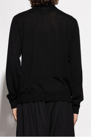 Vivienne Westwood Jersey de lana de cuello vuelto con logo bordado