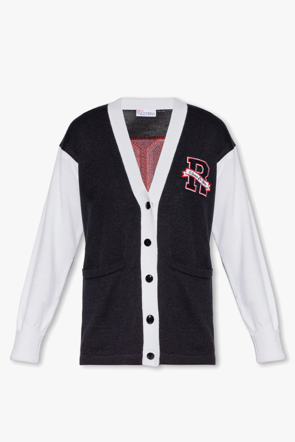 Red Valentino Cardigan with patch
