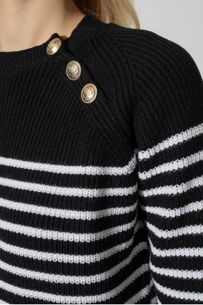 Red Portefeuille valentino Striped sweater
