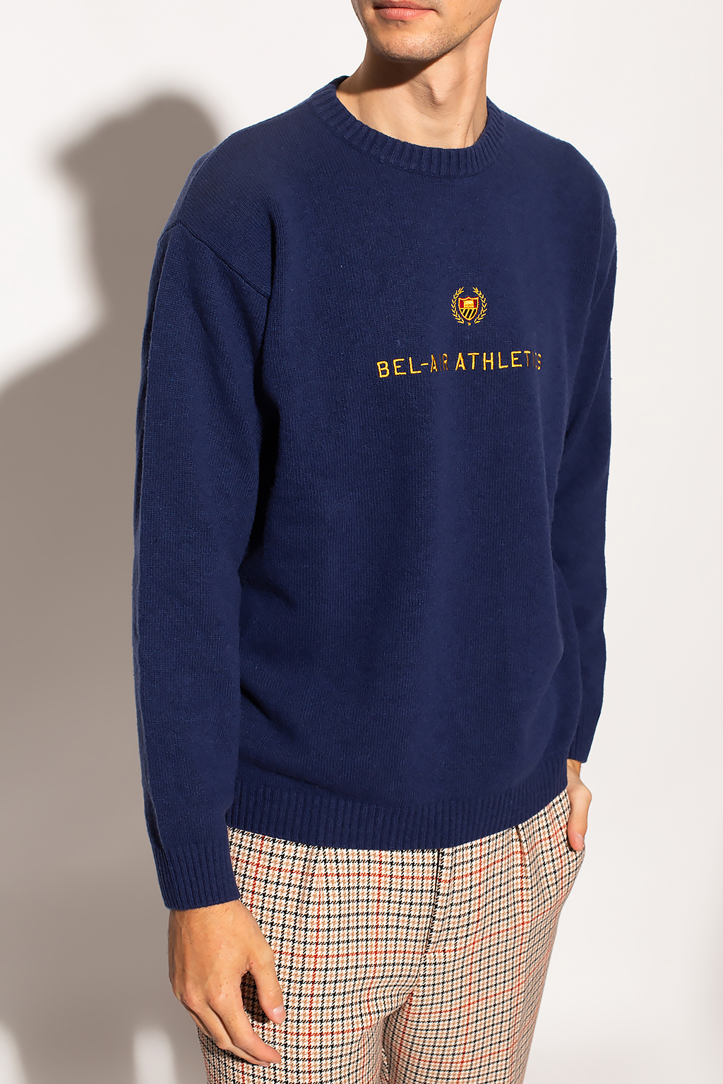 Soul Star Mix and Match Sweatshirt i blommefarvet fleece med ståkrave Sweater with logo