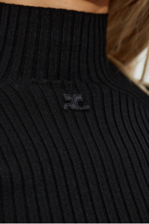 Courrèges Rollkragenpullover mit Logo