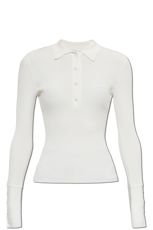 Ribbed slim-fit polo od Courrèges