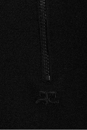 Courrèges Wollpullover mit Stehkragen