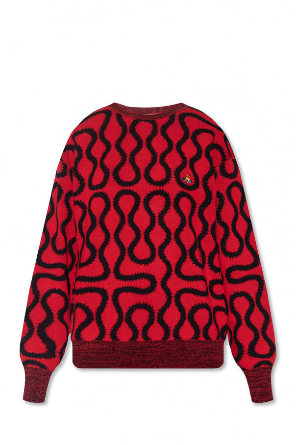 Vivienne Westwood Patterned sweater abstract-print with logo