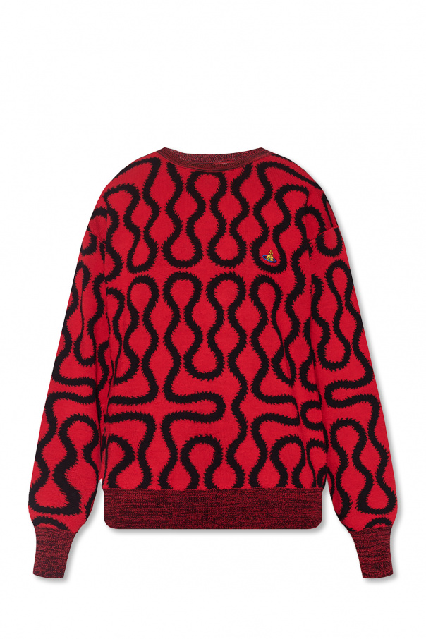 Vivienne Westwood Patterned sweater with logo