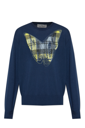 Sweater with cashmere finish