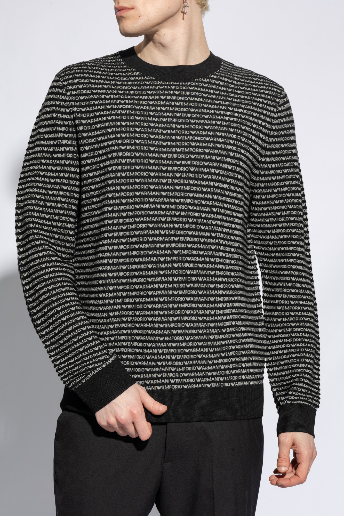 Emporio Armani Monogrammed sweater