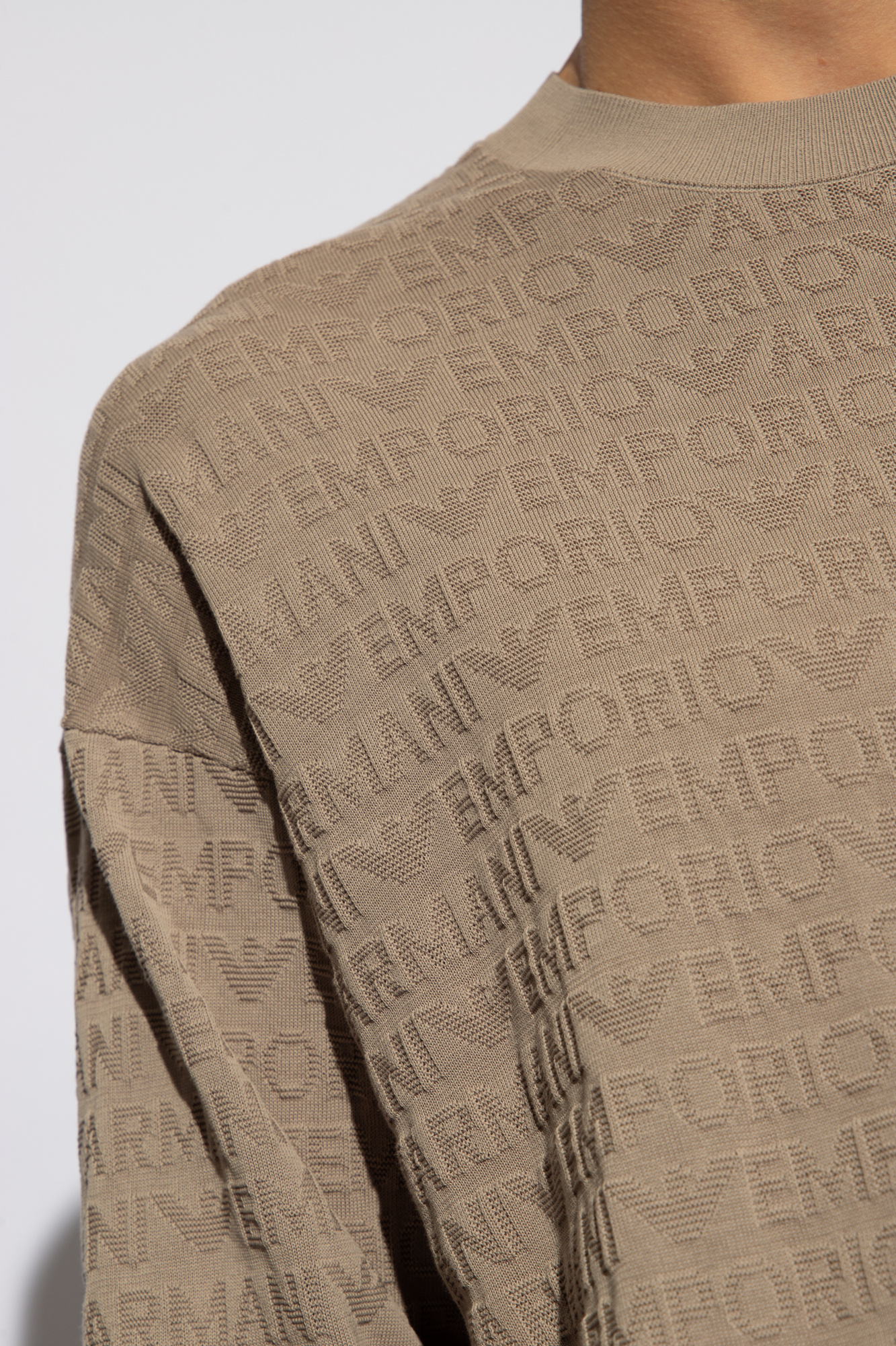 Emporio Armani Monogrammed sweater