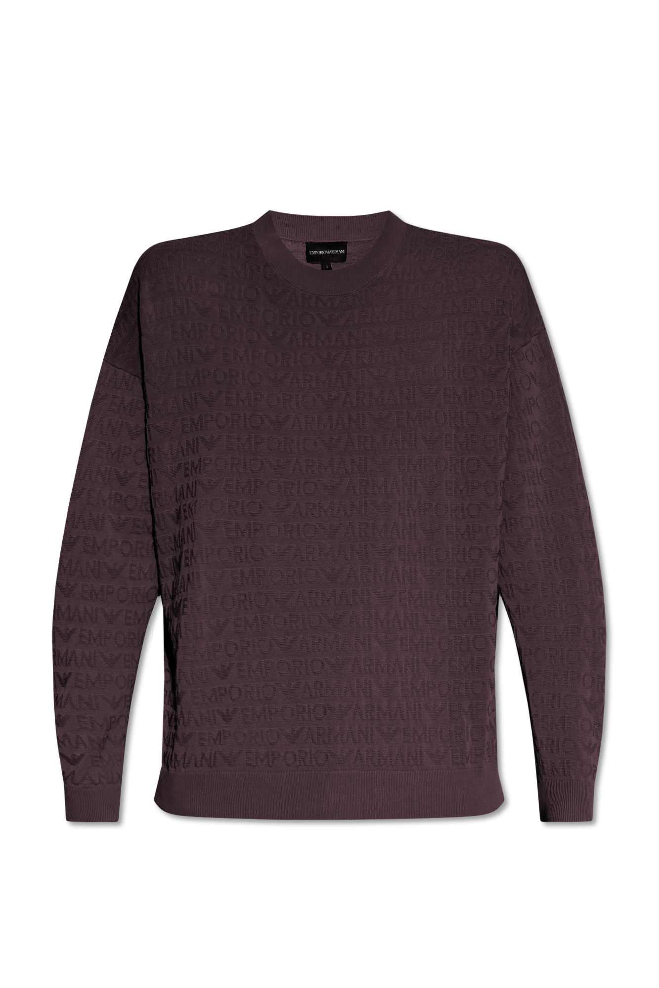 Emporio armani Q733 Monogrammed sweater